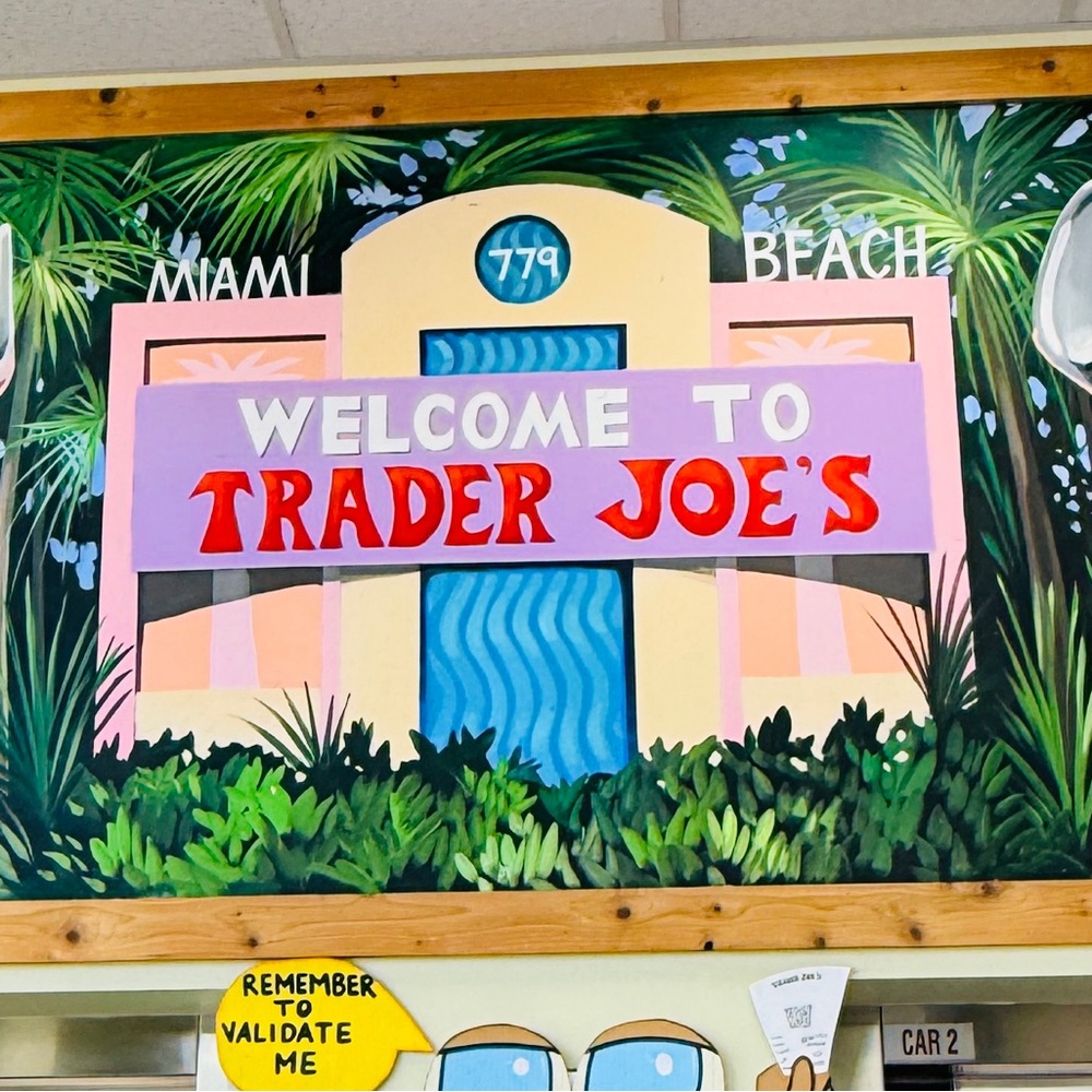 Trader Joe's Miami Beach Florida Tote Bag
